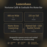 Nocturne Caffè & Cocktails Pro Home Bar by Lumenhaus — Results & Stats