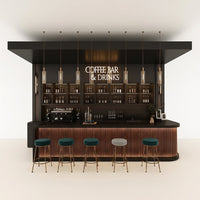 Nocturne Caffè & Cocktails Pro Home Bar by Lumenhaus — Studio Shot