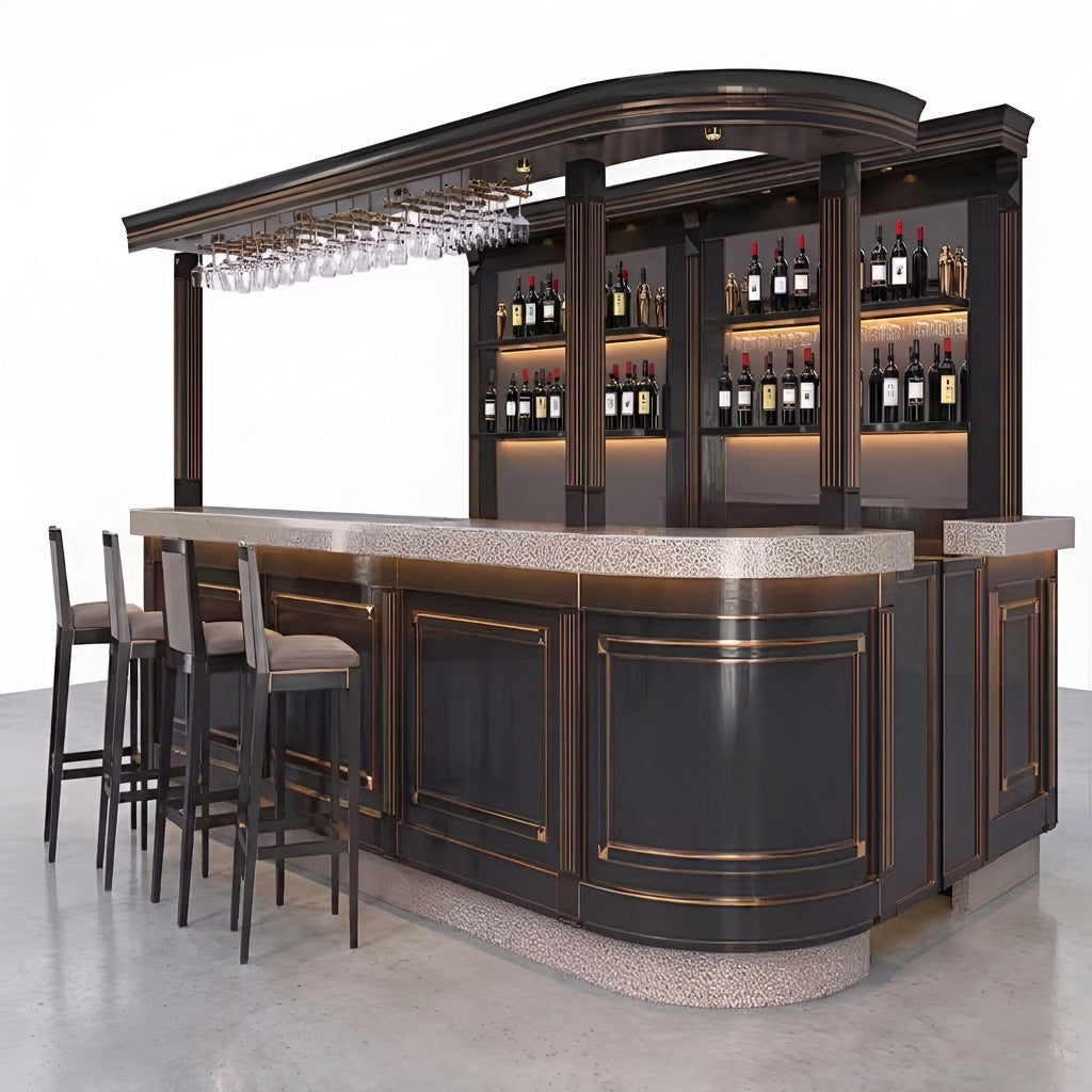 Orion Regency Grand Island Home Bar by Valente Atelier — Studio Shot