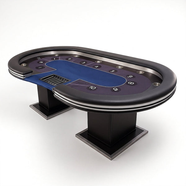 RoyalFlush Pro Dealer Poker Table — Studio Shot