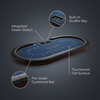 RoyalFlush Pro Dealer Poker Table — infographic