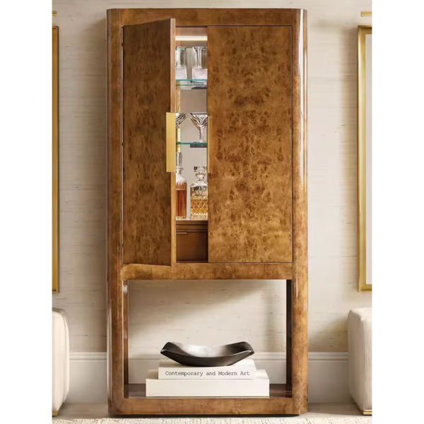 Aureum Luxe Marble Bar Cabinet